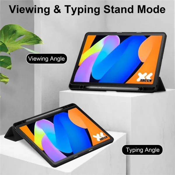 CRYSTAL Zaklápací obal pre Lenovo Idea Tab 11 / Tab K11 Gen2 čierny
