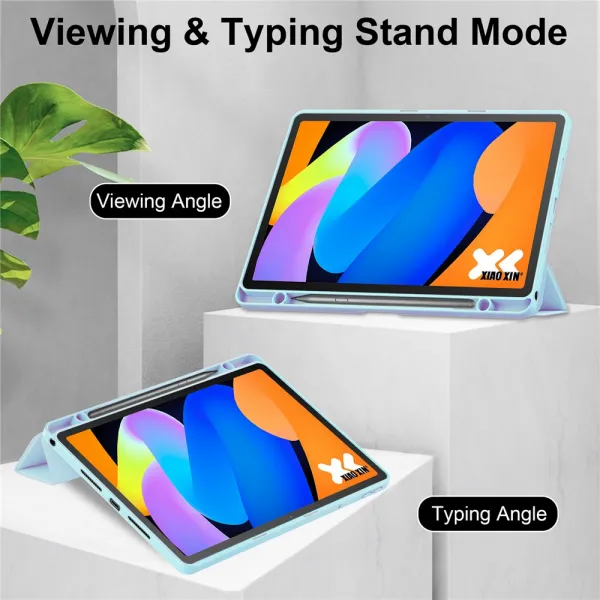 CRYSTAL Zaklápací obal pre Lenovo Idea Tab 11 / Tab K11 Gen2 svetlomodrý