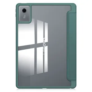 CRYSTAL Zaklápací obal pre Lenovo Idea Tab 11 / Tab K11 Gen2 zelený
