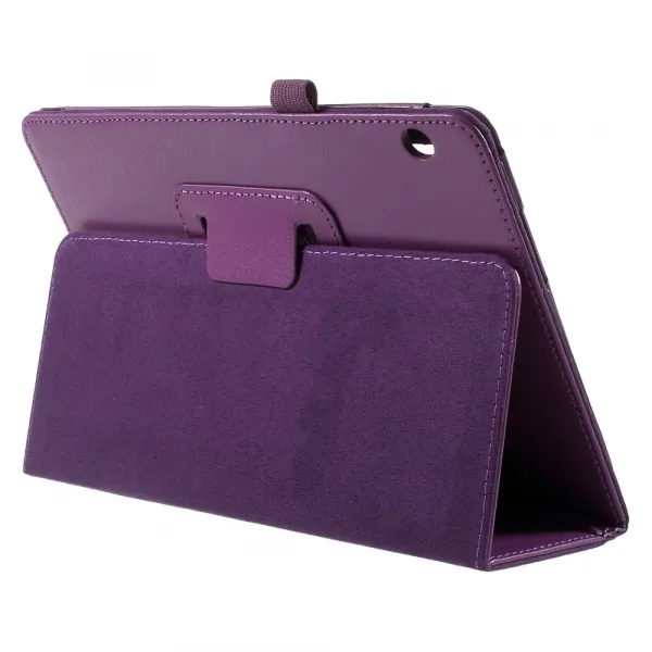 LEATHER Zaklápacie puzdro pre Huawei MediaPad T3 10 fialové