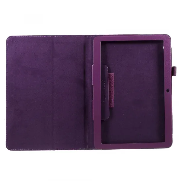 LEATHER Zaklápacie puzdro pre Huawei MediaPad T3 10 fialové