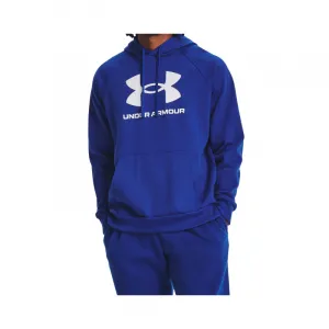 Pánska zateplená mikina s kapucňou UNDER ARMOUR UA Rival Fleece Logo HD-BLU