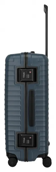 Veľký škrupinový kufor Titan Overseas L Midnight blue