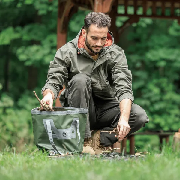 Bushman Skladacie vedro Camp, olivové, 20l UNI