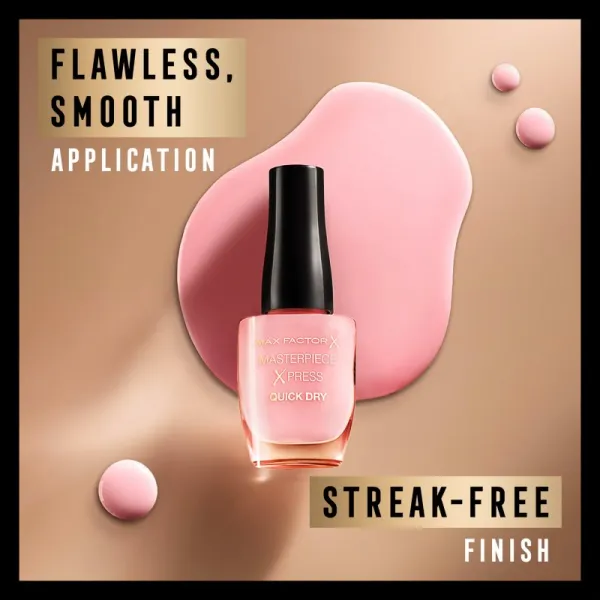 Max Factor Masterpiece Xpress rýchloschnúci lak na nechty odtieň 310 She's Reddy 8 ml