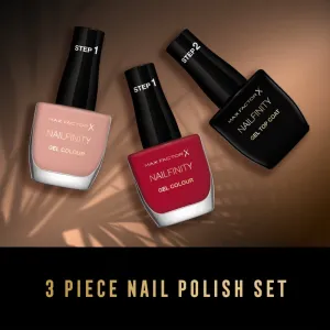 Max Factor Nailfinity Gel Colour gélový lak na nechty bez použitia UV/LED lampy odtieň 310 Red Carpet Ready 12 ml