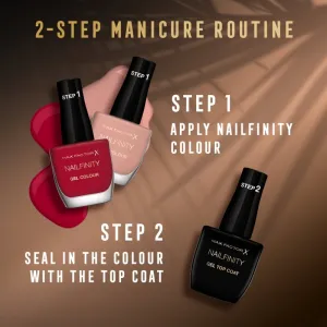 Max Factor Nailfinity Gel Colour gélový lak na nechty bez použitia UV/LED lampy odtieň 310 Red Carpet Ready 12 ml