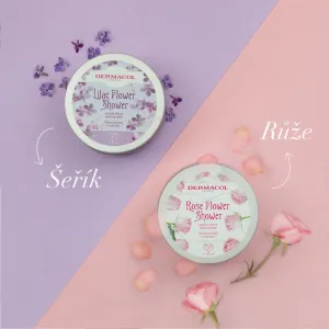 Dermacol Flower Care Rose cukrový telový peeling 200 g
