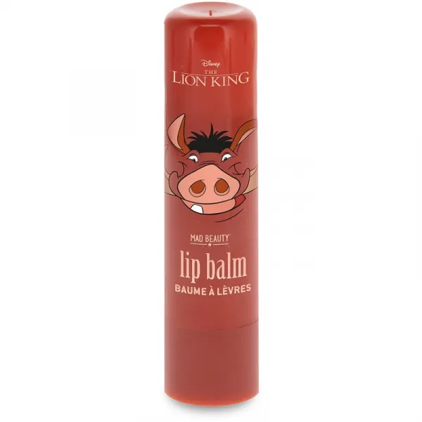 Mad Beauty Lion King Pumba hydratačný balzam na pery 4 g