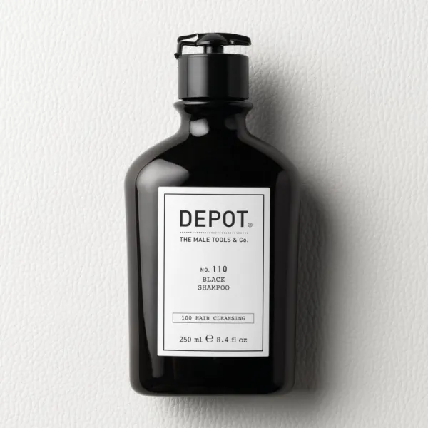 Depot 100 HAIR CLEANSING NO. 110 BLACK SHAMPOO šampón neutralizujúci mosadzné podtóny 250 ml