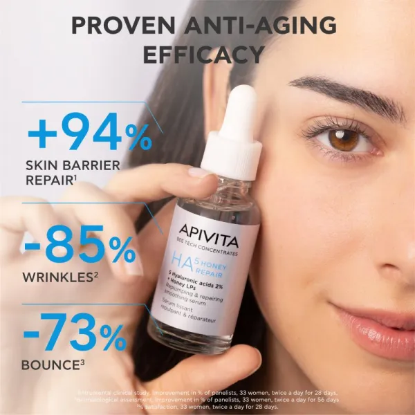 Apivita Bee Tech Concentrates HA5 Honey Repair Serum revitalizačné sérum s kyselinou hyalurónovou 30 ml