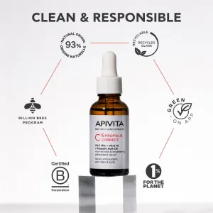 Apivita Bee Tech Concentrates C15 Propolis Correct Serum antioxidačné pleťové sérum 30 ml