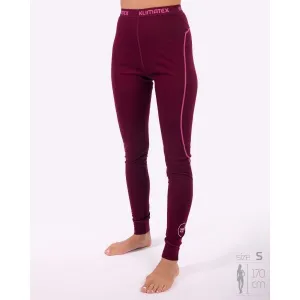 Klimatex VEYA MERINO Dámske merino spodky, vínová, veľkosť