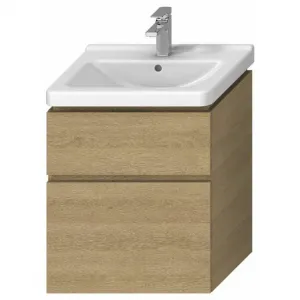 Jika Cubito kúpeľňová skrinka pod umývadlo 59x42,7x68,3 cm dub h40j4234025191 0J42.3.402.519.1