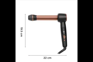 Kulma na vlasy Rowenta Twist Curl CF4620E0 Čierna/Medená
