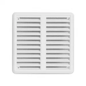Haco vetracia mriežka so sieťkou, krytka 15x15 cm biela VM1515KB