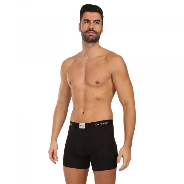 3PACK pánske boxerky Calvin Klein čierne (NB4477-UB1) M, trenky