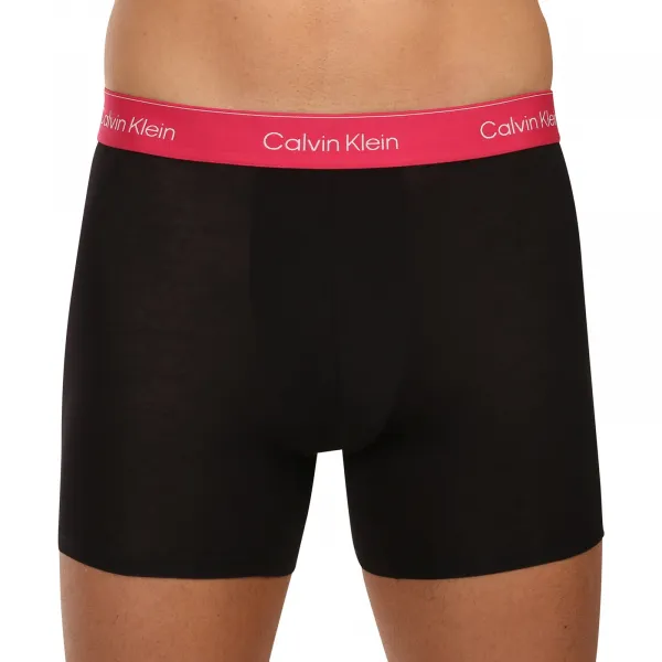 3PACK pánske boxerky Calvin Klein čierne (NB4394-3VO) S, trenky