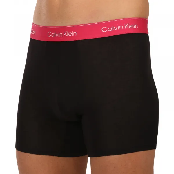 3PACK pánske boxerky Calvin Klein čierne (NB4394-3VO) S, trenky