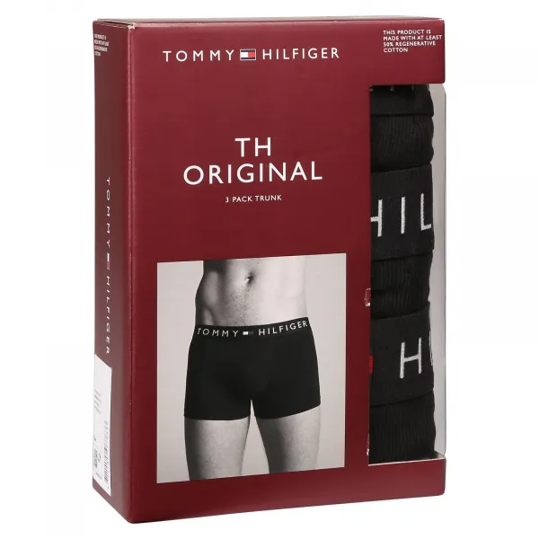 3PACK pánske boxerky Tommy Hilfiger čierné (UM0UM03622 0XK) L, trenky