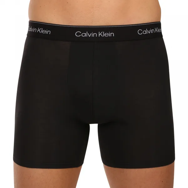 3PACK pánske boxerky Calvin Klein čierne (NB4394-0FL) M, trenky