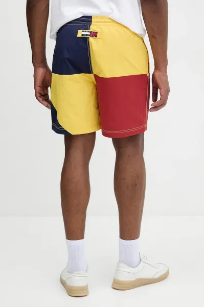 Šortky Tommy Hilfiger SAILING žltá farba, MN0MN00015