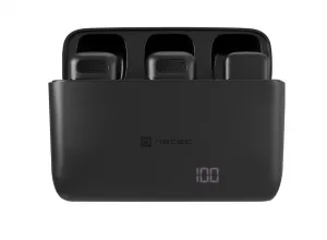 Mobilný bezdrôtový mikrofón Natec HOPPER LAVALIER USB-C, 2 KS