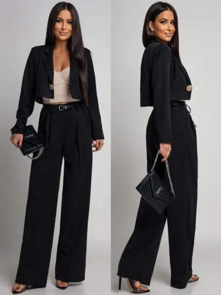 ASPERISSIA Dámsky komplet ESCADA Farba: Čierna, Konfekčná veľkosť: ONESIZE