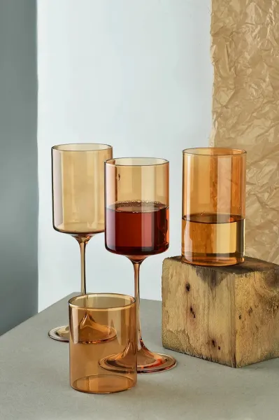 Allesken Sada 4 ks sklenic ROMANE 280 ml medová