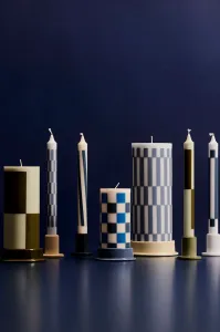 Ozdobná sviečka HAY Column Candle 20 x 7,8 x 7,8 cm