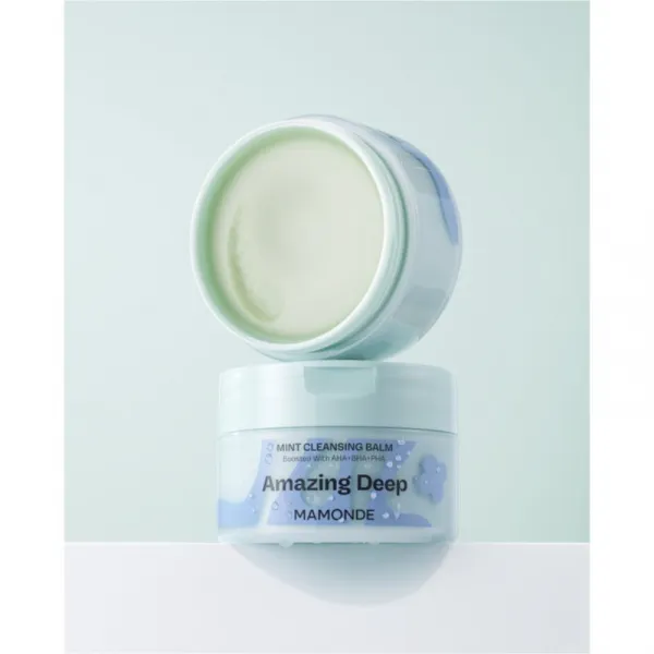 MAMONDE Amazing Deep Mint Cleansing Balm hĺbkovo čistiaci balzam s upokojujúcim účinkom 90 ml