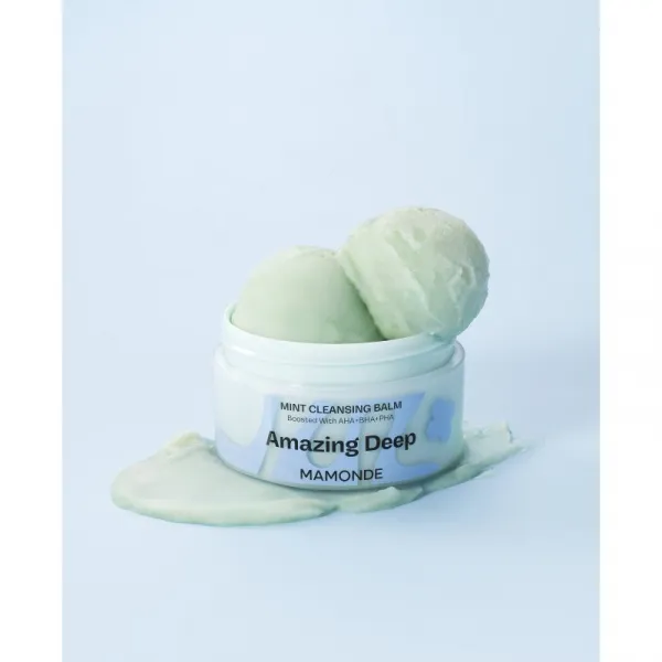 MAMONDE Amazing Deep Mint Cleansing Balm hĺbkovo čistiaci balzam s upokojujúcim účinkom 90 ml