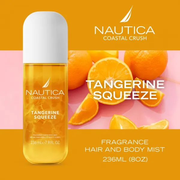 Nautica Coastal Crush Tangerine Squeeze telový sprej pre ženy 236 ml