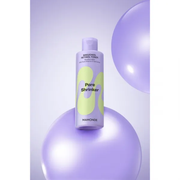 MAMONDE Pore Shrinker Bakuchiol Retinol Toner upokojujúce pleťové tonikum na minimalizáciu pórov 200 ml
