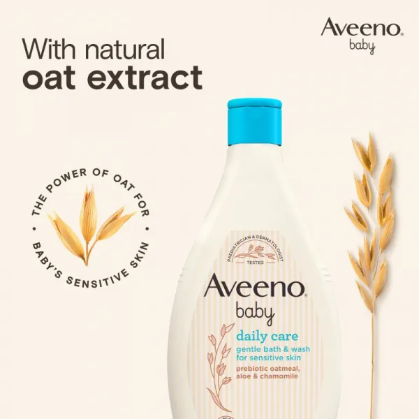 Aveeno Baby Daily Care umývací gél na telo a vlasy pre deti od narodenia 250 ml