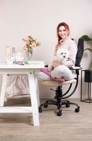 kancelárska stolička SpinaliS HACKER čierna R904