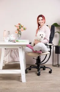 kancelárska stolička SpinaliS HACKER čierna R904
