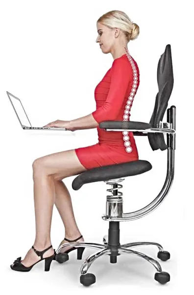 kancelárska stolička SpinaliS HACKER čierna R904