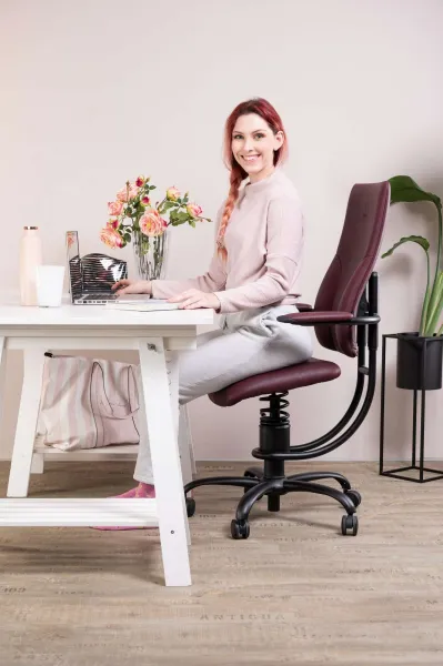 kancelárska stolička Spinalis APOLLO čierna R904