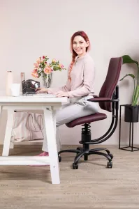 kancelárska stolička Spinalis APOLLO čierna R904
