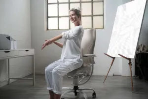 kancelárska stolička Spinalis APOLLO čierna R904