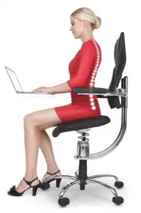 kancelárska stolička SpinaliS HACKER sivá R711