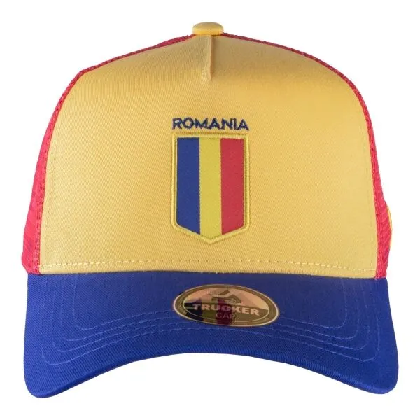 FLLÖS T-CAP ROMANIA 5 Detská trucker šiltovka, červená, veľkosť