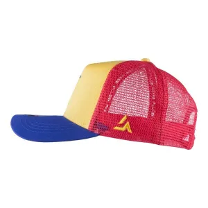FLLÖS T-CAP ROMANIA 5 Detská trucker šiltovka, červená, veľkosť