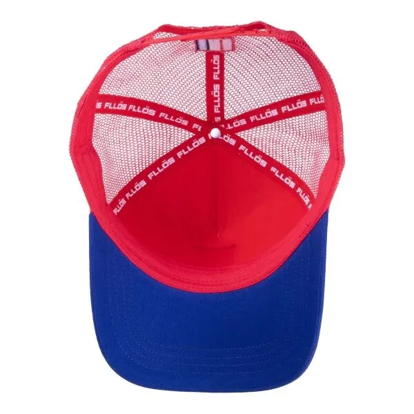 FLLÖS T-CAP ROMANIA 5 Detská trucker šiltovka, červená, veľkosť
