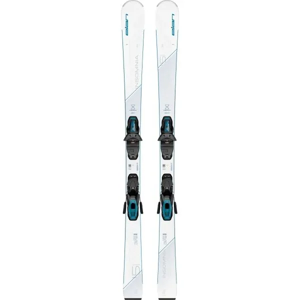 Elan INSOMNIA 15 C WHITE SX + EL 9.0 Dámske zjazdové lyže, biela, veľkosť