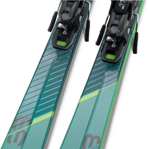 Elan PRIMETIME 33 SX + ELX 11.0 Zjazdové lyže, tmavo zelená, veľkosť