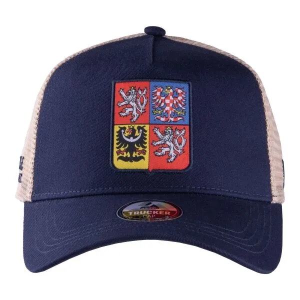FLLÖS T-CAP CZECH 8 Trucker šiltovka, modrá, veľkosť UNI