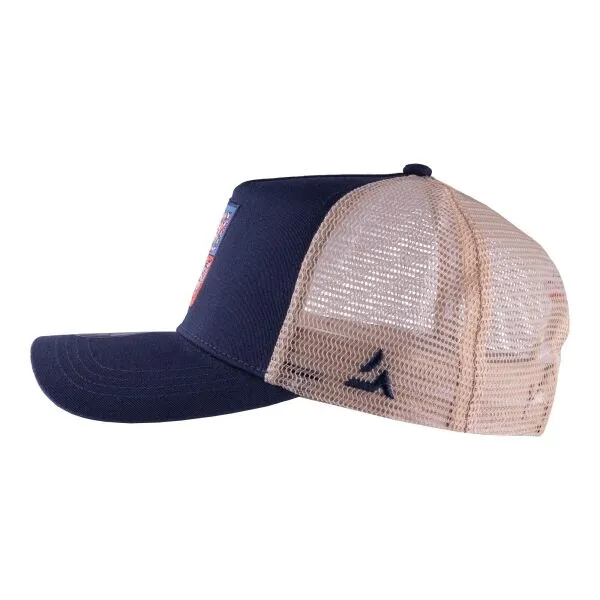 FLLÖS T-CAP CZECH 8 Trucker šiltovka, modrá, veľkosť UNI