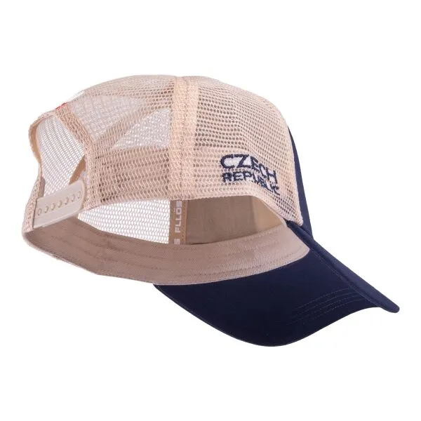 FLLÖS T-CAP CZECH 8 Trucker šiltovka, modrá, veľkosť UNI
